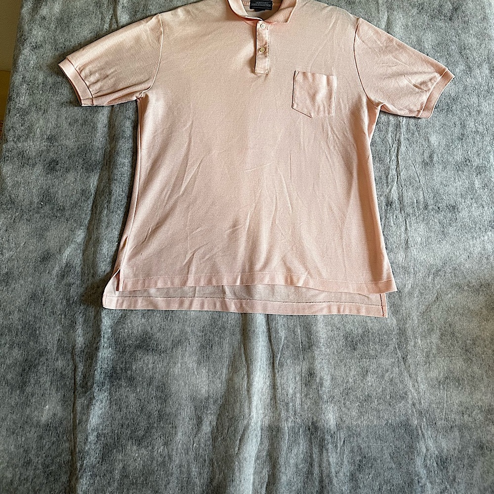 VINTAGE MERVYN’S MEN’S COLLECTION PINK SHORT SLEEVE POLO SZ XXL